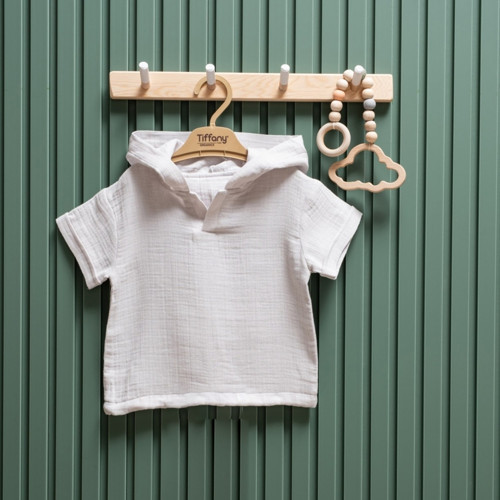 Müslin Theme Kapşonlu Tişört 26123