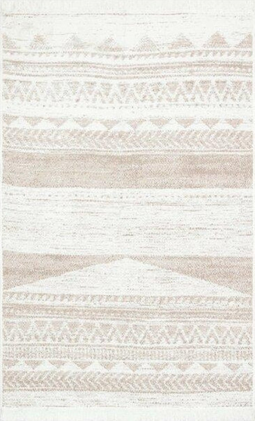 Samos SMS 06 Natural Yıkanabilir Çift Taraflı Pamuk Kilim