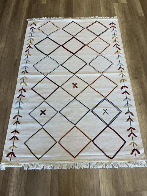 Samos SMS 21 Multy Yıkanabilir Çift Taraflı Pamuk Kilim
