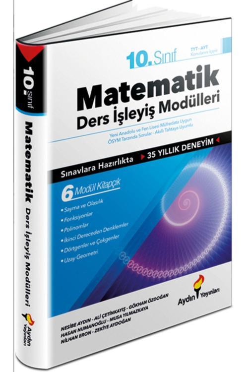 AYDIN YAYINLARI 10.SINIF MATEMATİK DERS İŞLEYİŞ MODÜLÜ 