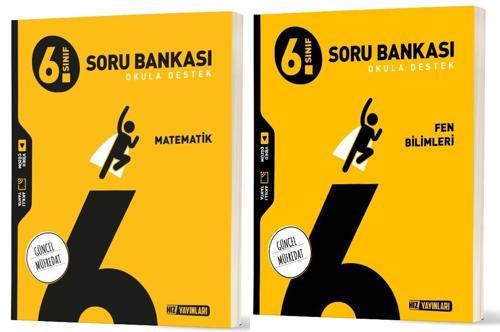 Hız 2026 6. Sınıf Matematik + Fen Bilimleri Soru Bankası Seti 2 Kitap