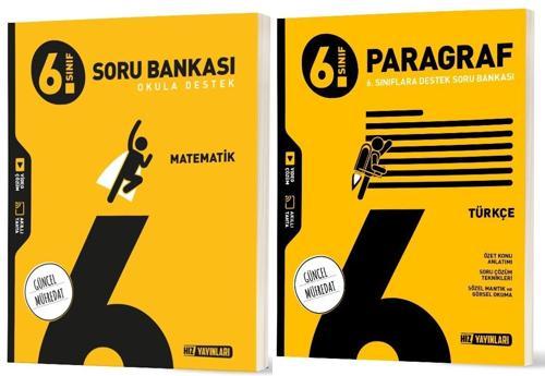 Hız 2026 6. Sınıf Matematik + Paragraf Soru Bankası Seti 2 Kitap