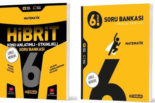 Hız 2026 6. Sınıf Matematik Soru + Hibrit - Konu Seti 2 Kitap