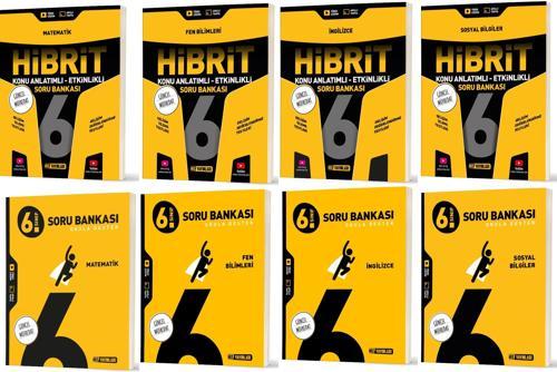 Hız 2026 6. Sınıf Matematik İngilizce Fen Sosyal Soru + Hibrit - Konu Seti 8 Kitap