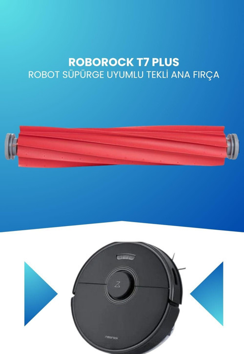 Roborock T7 Plus Robot Süpürge Uyumlu Tekli Ana Fırça