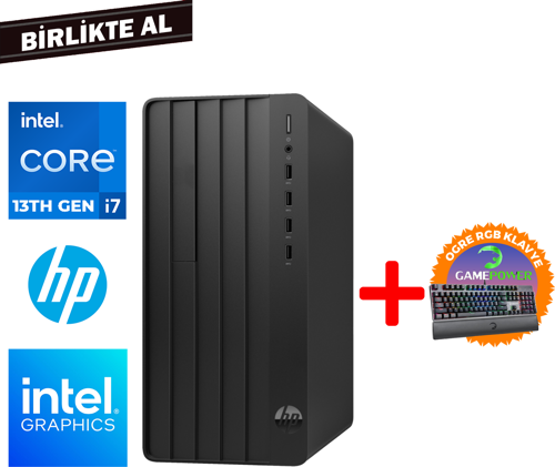Pro Tower 290 G9 i7-13700 32GB 1TB SSD Freedos + Gaming Klavye B6JC5ES 028