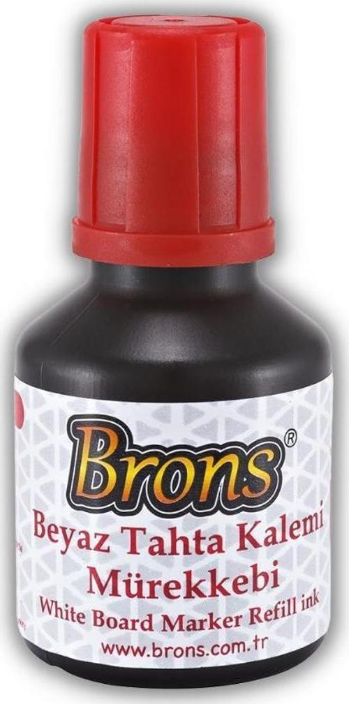 Kırmızı Yazı Tahta Kalem Mürekkebi 30 ml 1 Adet Brons Tahta Kalemi Mürekkebi 1 Adet
