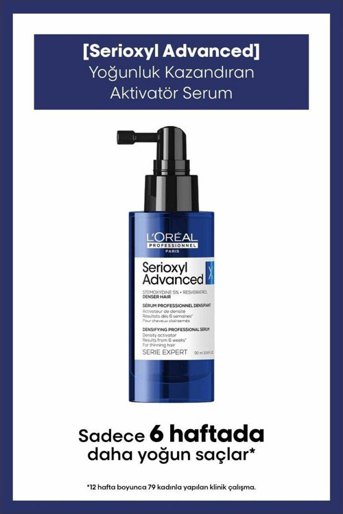 Loreal Professionnel Serioxyl Advanced İncelmiş Saç Telleri için Yoğunluk Kazandıran Serum 90 ml-5A3