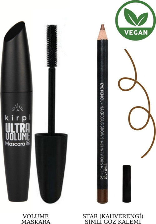 Ultra Volume Mascara Göz Kalemi – Star (SİMLİ KAHVERENGİ) Far Göz Kalemi