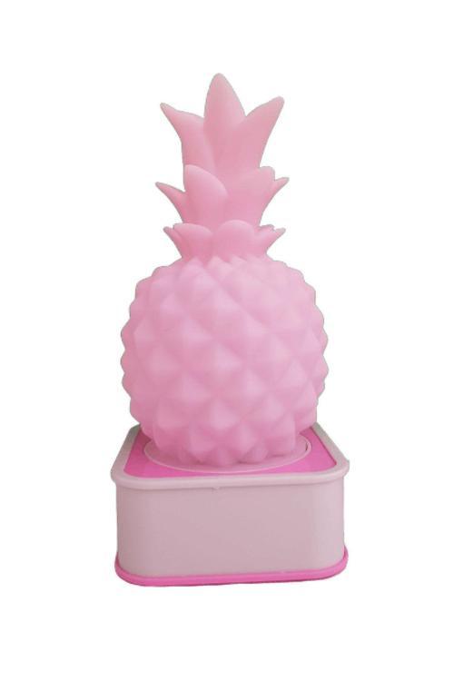 Dokunmaya Duyarlı Silikon Ananas Gece Lambası Renkli