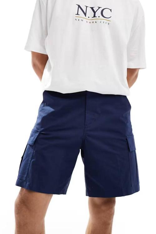Club Woven Chino Shorts Navy Erkek Dokuma Kanvas Günlük Şort Lacivert