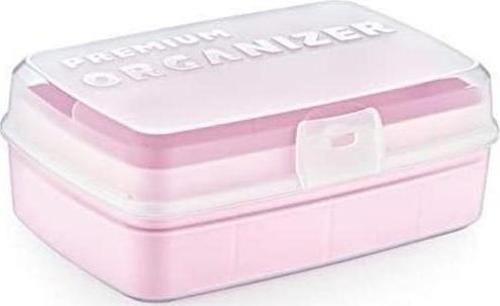 12 Bölmeli Çok Amaçlı Takı Toka Kutusu Dikiş Kutusu Kapaklı Organizer Kutusu Bölmeli Kutu