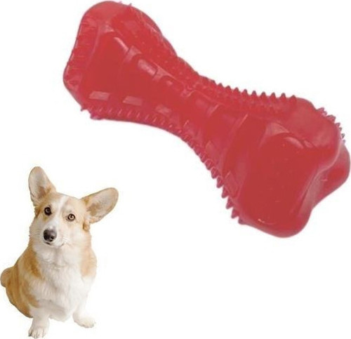 Köpekler İçin Diş Kaşıma Oyuncağı Tırtıklı Yapıda Plastik Dumbell