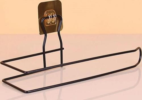 Kendiliğinden Yapışkanlı Krom Paslanmaz Metal Havlu Kağıtlık Aparatı