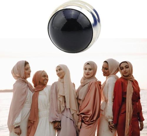 Tekli Güçlü Mıknatıslı Eşarp Şal Mıknatısı