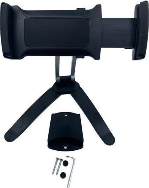 360 Derece Dönebilen Mutfak Masaüstü Telefon Tablet Tutucu Ayarlanabilir Esnek Ayaklı Metal