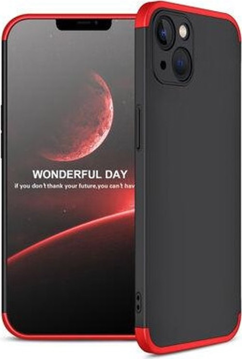 İphone 13 Mini Kılıf 3 Parçalı Tam Koruma Şık Astrea Premium Sert Kapak