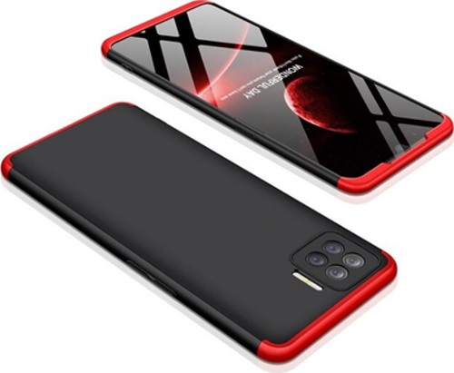 Oppo Reno 4 Lite Kılıf 3 Parçalı Şık Patch Sert Silikon Kapak