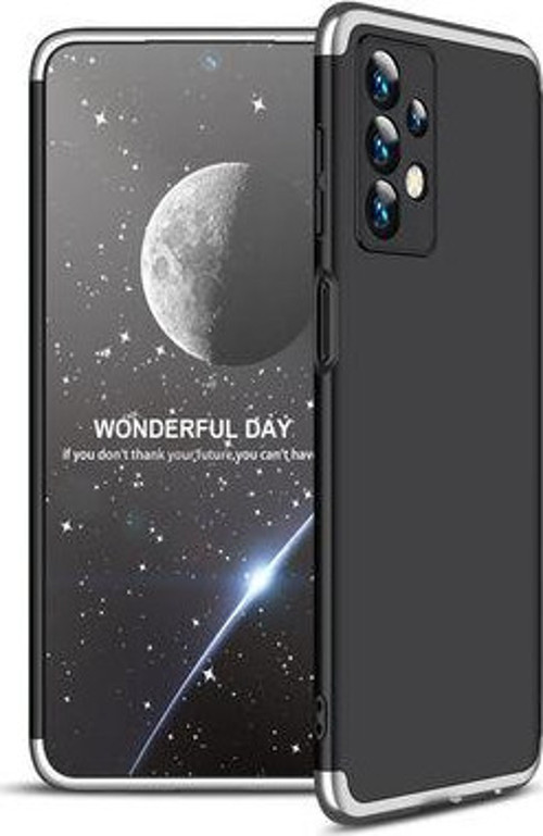 Galaxy A13 4G Kılıf 3 Parçalı Şık Patch Sert Silikon Kapak