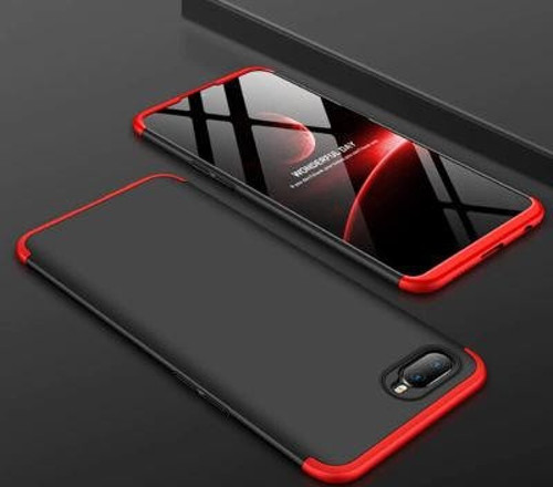 Oppo Ax7 Kılıf 3 Parçalı Tam Koruma Şık Astrea Premium Sert Kapak