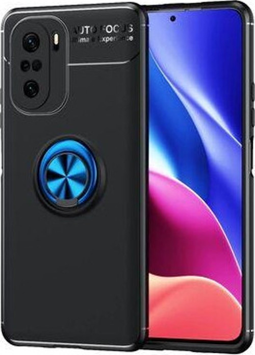 Xiaomi Mi 11İ Ultra Koruma Sağlayan Stant Özellikli Yüzüklü Ravel Silikon Kılıf