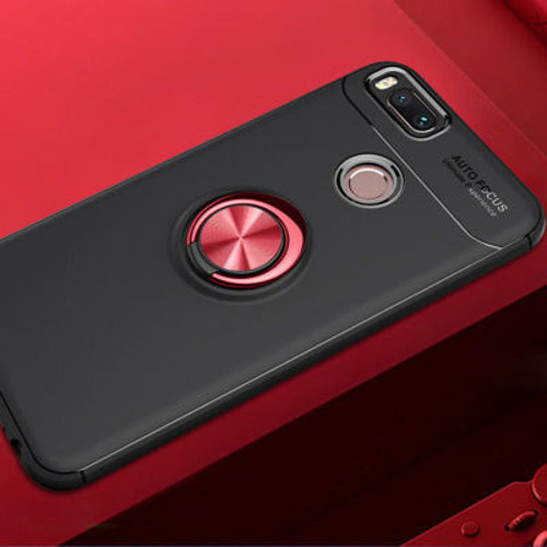 Xiaomi Mi 5X Ultra Koruma Sağlayan Stant Özellikli Yüzüklü Ravel Silikon Kılıf