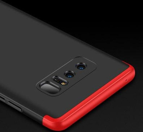 Galaxy Note 8 Kılıf 3 Parçalı Şık Patch Sert Silikon Kapak