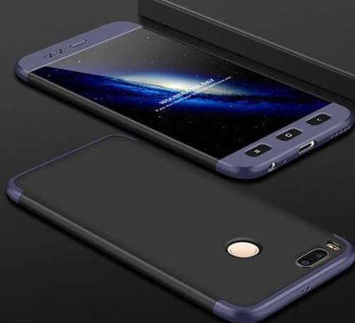 Xiaomi Mi 5X Kılıf 3 Parçalı Şık Patch Sert Silikon Kapak