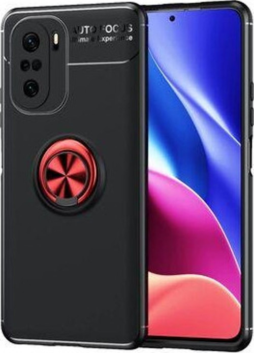 Xiaomi Mi 11İ Ultra Koruma Sağlayan Stant Özellikli Yüzüklü Ravel Silikon Kılıf