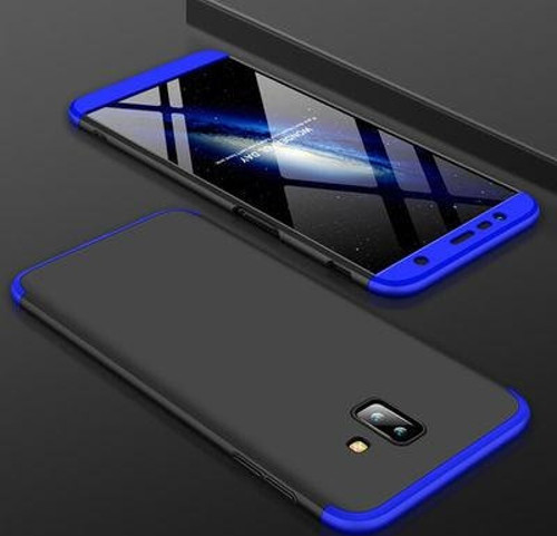 Galaxy J6 Plus Kılıf 3 Parçalı Tam Koruma Şık Astrea Premium Sert Kapak