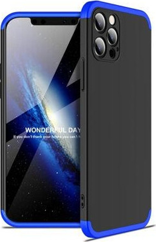 İphone 12 Pro Max Kılıf 3 Parçalı Şık Patch Sert Silikon Kapak