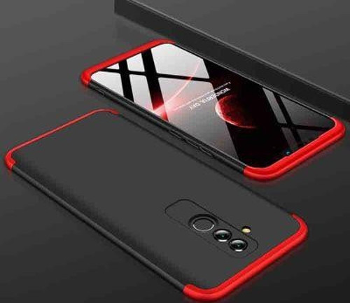 Huawei Mate 20 Lite Kılıf 3 Parçalı Şık Patch Sert Silikon Kapak