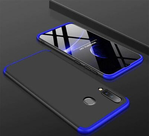 Galaxy A70 Kılıf 3 Parçalı Şık Patch Sert Silikon Kapak