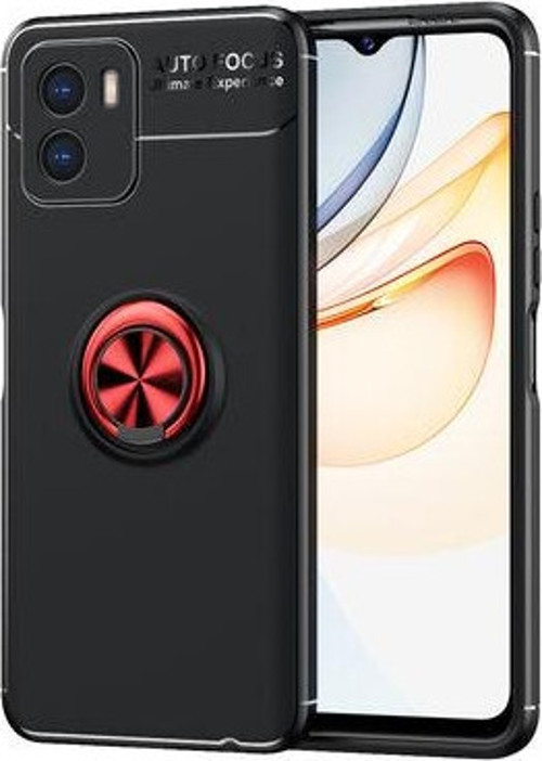 Vivo Y15S Ultra Koruma Sağlayan Stant Özellikli Yüzüklü Ravel Silikon Kılıf