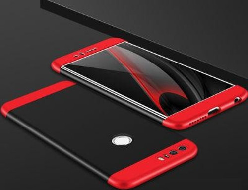 Huawei P9 Lite 2017 Kılıf 3 Parçalı Tam Koruma Şık Astrea Premium Sert Kapak