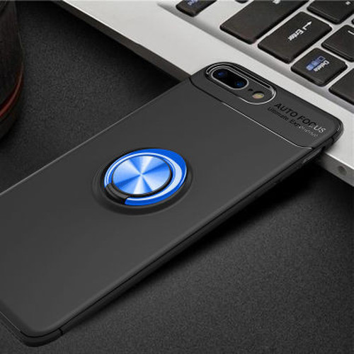 İphone 8 Plus Ultra Koruma Sağlayan Stant Özellikli Yüzüklü Ravel Silikon Kılıf