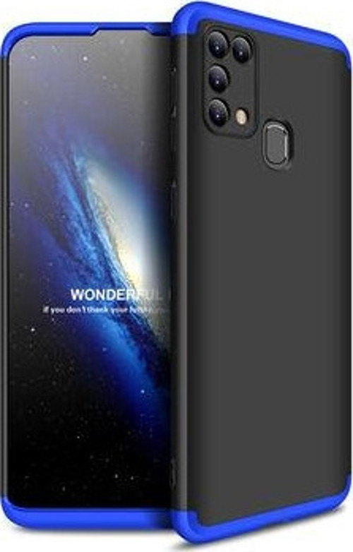 Galaxy M31 Kılıf 3 Parçalı Şık Patch Sert Silikon Kapak