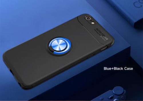 İphone 8 Ultra Koruma Sağlayan Stant Özellikli Yüzüklü Ravel Silikon Kılıf