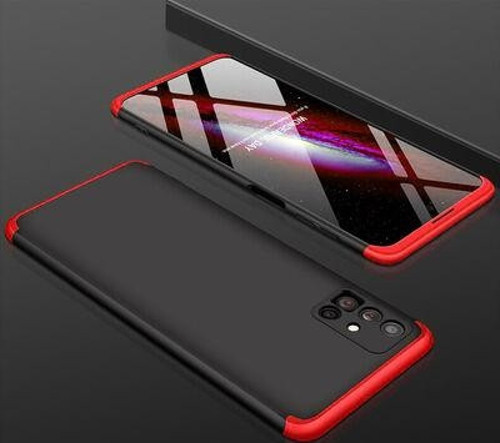 Galaxy M51 Kılıf 3 Parçalı Tam Koruma Şık Astrea Premium Sert Kapak