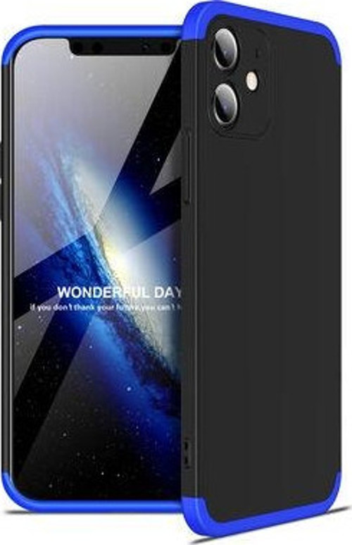 İphone 12 Mini Kılıf 3 Parçalı Tam Koruma Şık Astrea Premium Sert Kapak