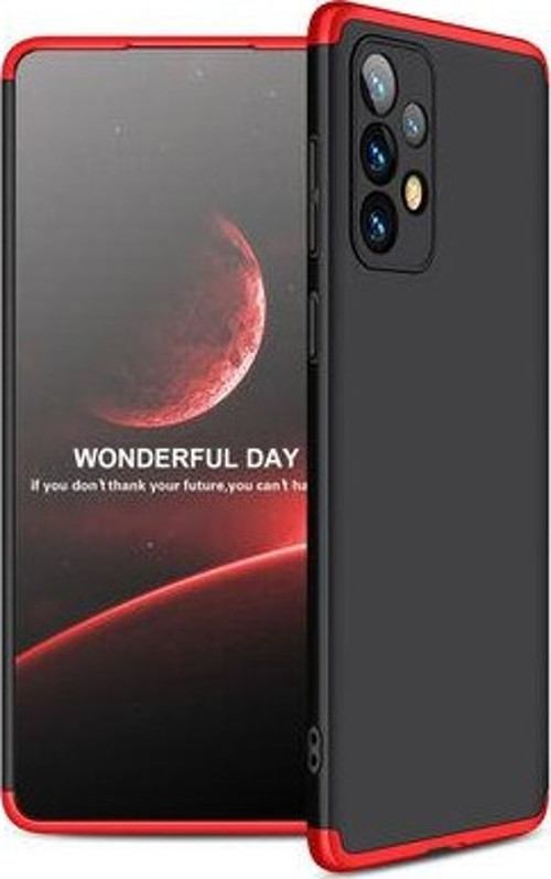 Galaxy A73 Kılıf 3 Parçalı Şık Patch Sert Silikon Kapak
