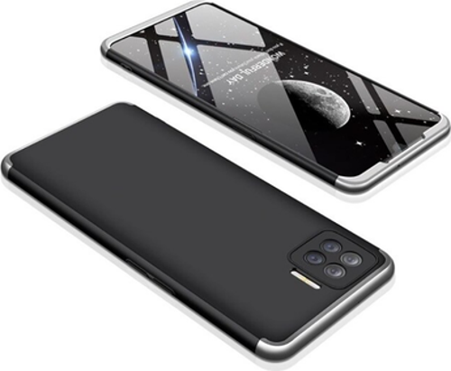 Oppo Reno 4 Lite Kılıf 3 Parçalı Şık Patch Sert Silikon Kapak