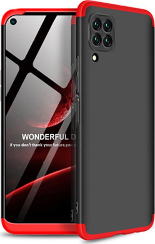 Huawei P40 Lite Kılıf 3 Parçalı Şık Patch Sert Silikon Kapak