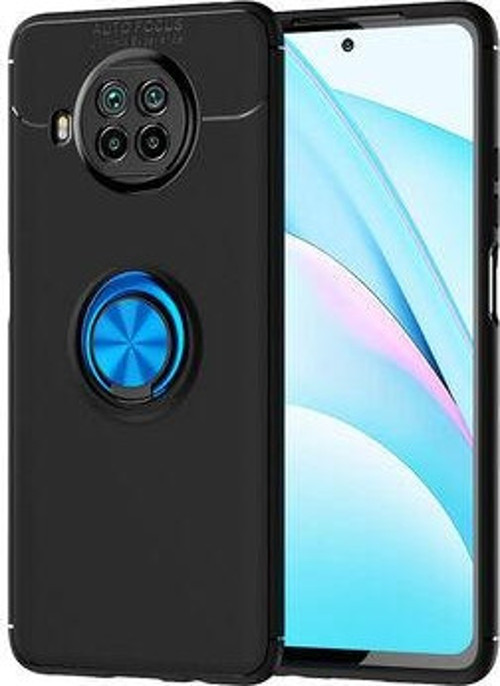 Redmi Note 9 Pro 5G Ultra Koruma Sağlayan Stant Özellikli Yüzüklü Ravel Silikon Kılıf