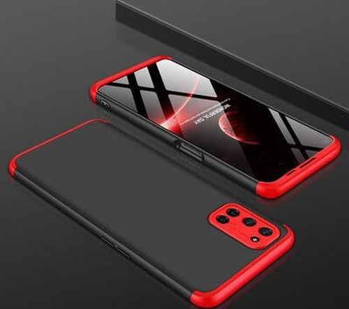 Oppo A72 Kılıf 3 Parçalı Şık Patch Sert Silikon Kapak