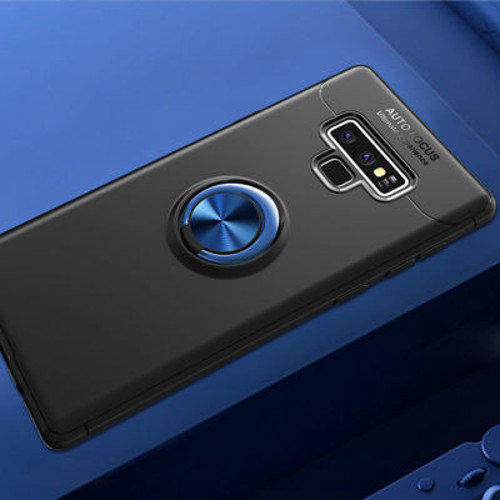 Samsung Galaxy Note 9 Ultra Koruma Sağlayan Stant Özellikli Yüzüklü Ravel Silikon Kılıf