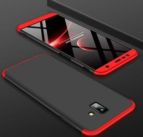 Galaxy J6 Plus Kılıf 3 Parçalı Tam Koruma Şık Astrea Premium Sert Kapak