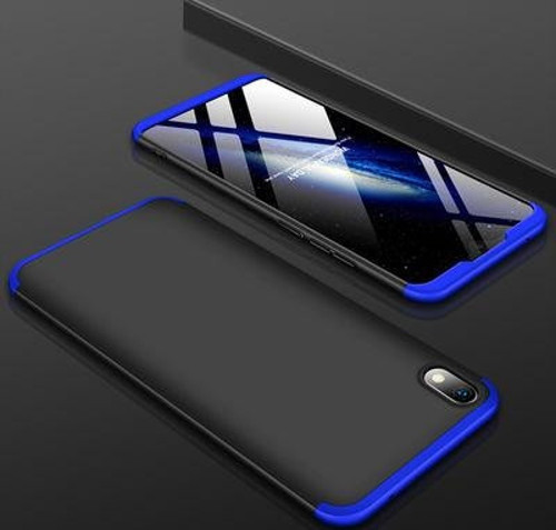 Redmi 7A Kılıf 3 Parçalı Şık Patch Sert Silikon Kapak