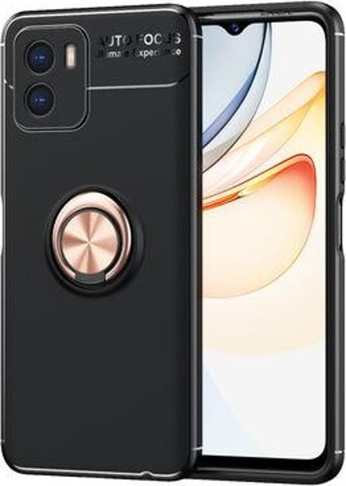 Vivo Y15S Ultra Koruma Sağlayan Stant Özellikli Yüzüklü Ravel Silikon Kılıf
