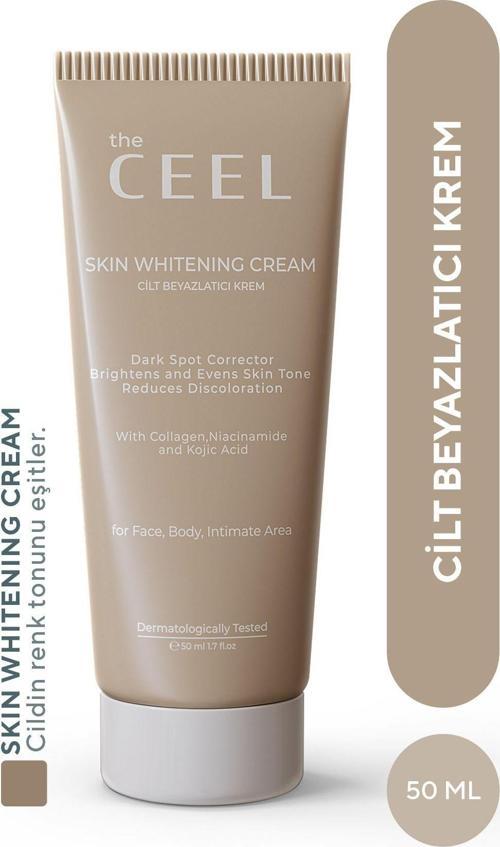 Cilt Beyazlatıcı Aydınlatıcı Glutatyonlu Leke Karşıtı Krem Kolajen, Niacinamide & Kojik Asitli 50 Ml